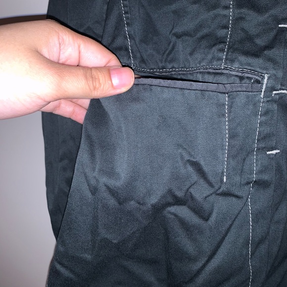 Small Charcoal Grey Buttoned Jacket - Picture 5 of 10